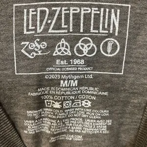 Led Zeppelin Icarus Gray T-Shirt Medium thumbnail 4