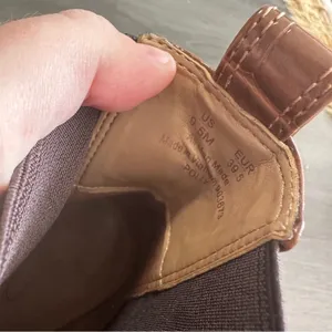 Circus by Sam Edelman Pascha Brown‎ Side Gores Cushioned Flare Booties Size 9.5 thumbnail 9
