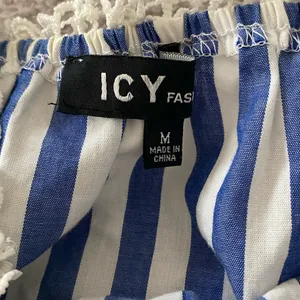 💙🦋Women’s Striped off the shoulder thumbnail 5