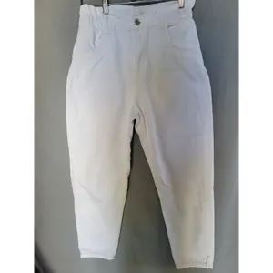 Zara Women's White Ankle Jeans High-Waisted Elastic Waist, Size S thumbnail 11