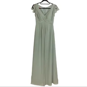 NWT JJ's House Chiffon Dress With Cascading Ruffles Pockets Size 0 thumbnail 6