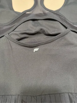 Fabletics Black Hot Shot Pleated Dress Classic Mini thumbnail 8