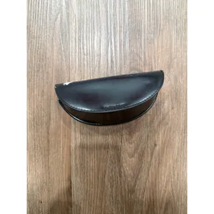 Versace Black‎ Medusa Embossed Sunglasses Case Semi Circle Hook and Loop Closure thumbnail 3
