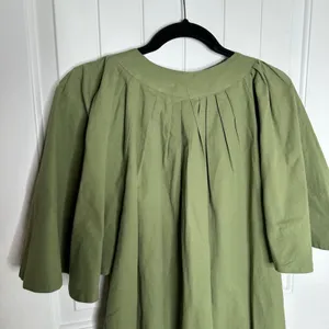 Tuckernuck‎ Pomander place green Finley flutter cotton dress size large vacation thumbnail 9