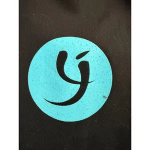 Lululemon Women Black High Rise Graphic Logo Leggings Size 4 Teal Accent thumbnail 5