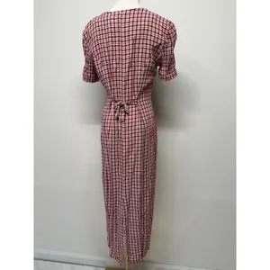 Vintage Gingham Maxi Dress Cottagecore Plaid Prairie Western Boho‎ Size 11/12 thumbnail 3