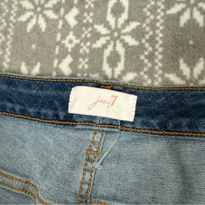 NWT Jen7 By 7 For All Mankind Boyfriend Shorts In Blue Wash Size 22‎ Plus thumbnail 7