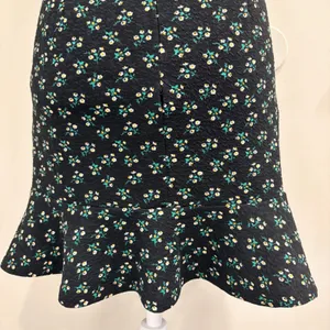 Hutch Ditsy Floral Corset Mini Dress Black Sweetheart Ruffle Flounce Hem‎ Small thumbnail 8