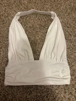 Princess Polly Halter Top White thumbnail 2