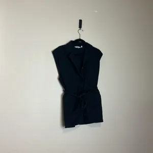 & Other Stories‎ Black Belted Utility Tunic Vest Size Small thumbnail 4
