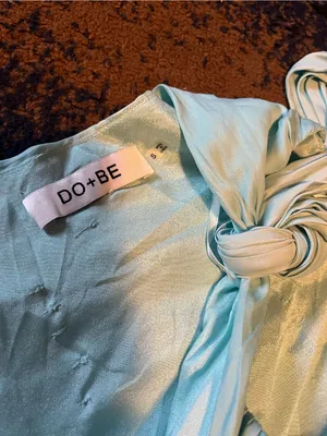DO+BE Light Blue One-Shoulder Romper thumbnail 3