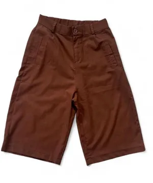 Brown wide leg shorts in a size L thumbnail 1