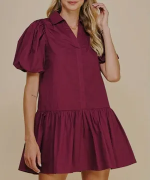 Boutique Women's Burgundy and Red Dress thumbnail 1