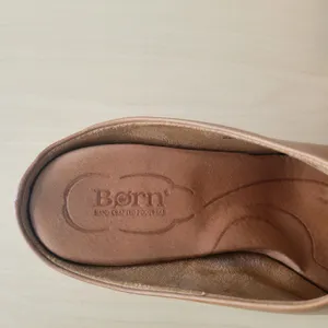 Born tan mules size 9 boho hippie western thumbnail 5