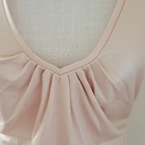 NY&CO metallic high sheen blouse size large thumbnail 3