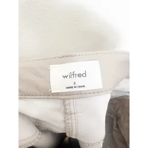 Aritzia Wilfred The Melina Taupe Vegan Leather Straight Leg Pants Size 8 thumbnail 6