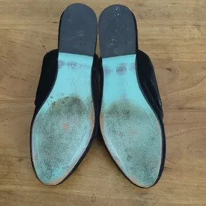 Betsey Johnson Eden Velour Embellished Slide Size 8M thumbnail 8