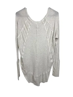 Free People We The Free Catalina Thermal Light Shirt Size Medium thumbnail 3