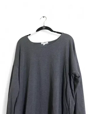 Threads 4 Thought Sweater Sz L Kelli Open Back Overlay MODAL Blend Everday Wear thumbnail 3
