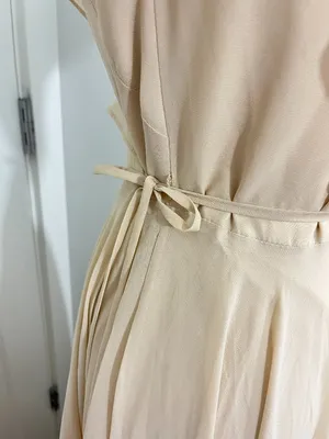 New Jenny Yoo Size 6 Sand Dune Faye Luxe Chiffon Wrap Bridesmaid Dress thumbnail 11