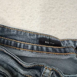 a.n.a. Womens Blue Bootcut Jeans Medium Wash Distressed Size 14 RN93677 thumbnail 3