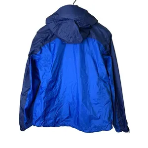 L.L. Bean jacket windbreaker rain jacket blue women's size small regular thumbnail 2