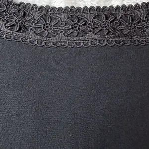 Scarlet Darkness Womens Size Large Black Lace Trim Smocked Waist Gothic Blouse thumbnail 10