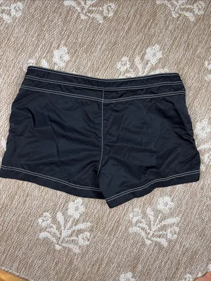 Nautica Women's Black Swim Shorts with White Contrast Stitching thumbnail 3
