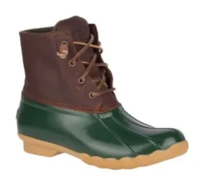 Sperry saltwater tan/green boots‎ thumbnail 1