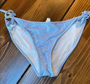 vineyard vines striped blue bikini bottom thumbnail 1