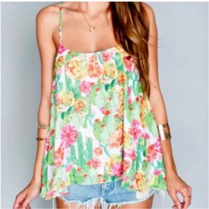 Show me your mumu small cactus print tank top thumbnail 2