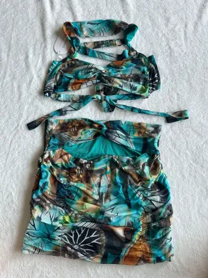 Outcast Clothing Milani Crop Top Milani Skirt In Metamorphosis thumbnail 4