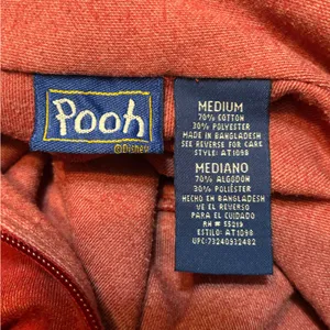 Vintage Disney Pooh 1/4 zip sweatshirt size M thumbnail 5