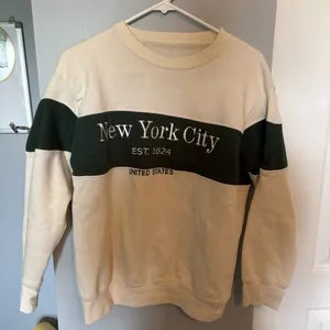 Cream and Green long sleeved top from New York thumbnail 1