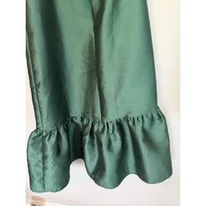 Petal & Pup Amelia One-Shoulder Velvet & Satin Midi Dress Emerald Black Sz L NEW thumbnail 16