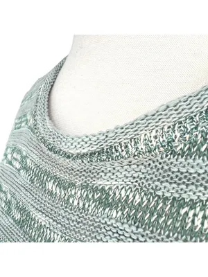 Madewell Blue Horizon Stripe Knit Light Sweater Wide Sleeve Size XS NWT thumbnail 5