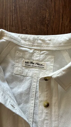 White Puff Sleeve Top thumbnail 2
