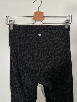Lululemon Wunder Train High-Rise Leggings Size 8 *Drawstring Cut* Formation Camo thumbnail 4