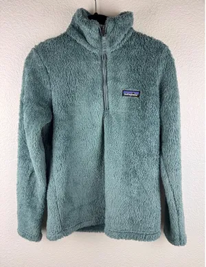 Patagonia XS Los Gatos Fleece Pullover Jacket 1/4 Zip Blue Cozy Layering‎ thumbnail 1