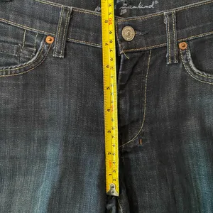 7 for all Mankind Dojo Capri Jeans Y2K Dark Wash Low Rise Retro Women's size 28 thumbnail 11