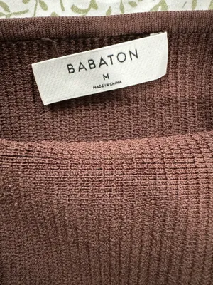 Aritzia Babaton Sculpt Knit Halter Top Brown thumbnail 3