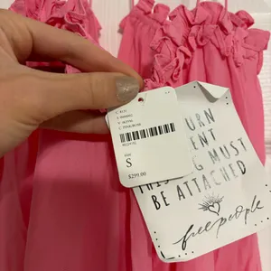 Free People Pink Maxi Dress NWT thumbnail 8