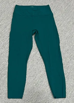 Women's Abercrombie & Fitch YPB studioFLEX Teal High-Waisted Leggings thumbnail 1