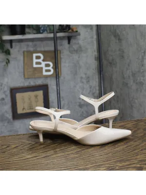 NWT Bandolino Rose Pointed Toe Kitten Heel Pump BNROSE3 Ivory Off White 8M thumbnail 12