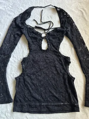 Outcast Clothing Amore Mini Dress Black thumbnail 6