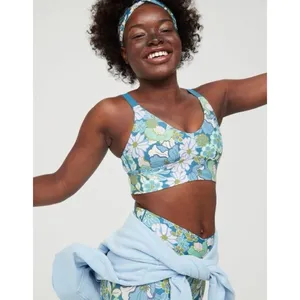 Offline by Aerie Real Me Ballet Back Sports Bra Size Small thumbnail 3
