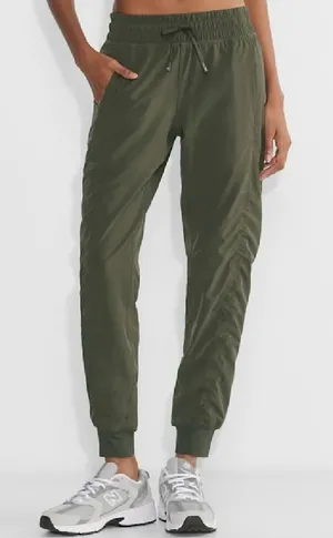 Aritzia Golden MoveTech Kinetic Joggers Womens Small Green Midrise Athletic Pant thumbnail 1