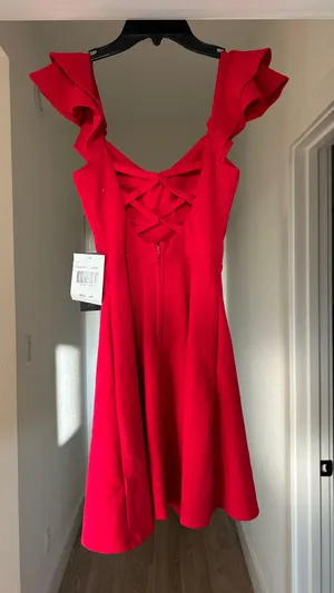 Dillard's Homecoming Red Dress thumbnail 2
