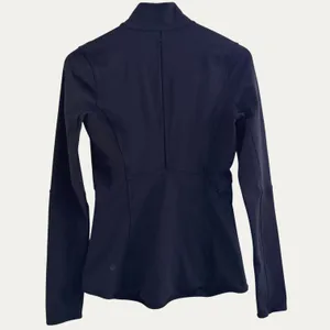 Lululemon Mesh Is More Jacket Black SIZE 6 Fitted Stretch Soft‎ Sporty Running thumbnail 3