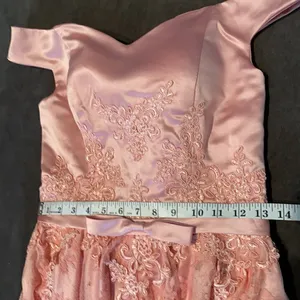 Women’s Dusty Pink Off The Shoulder Short Prom Party Dress CorsetBack Size 4 NWT thumbnail 8